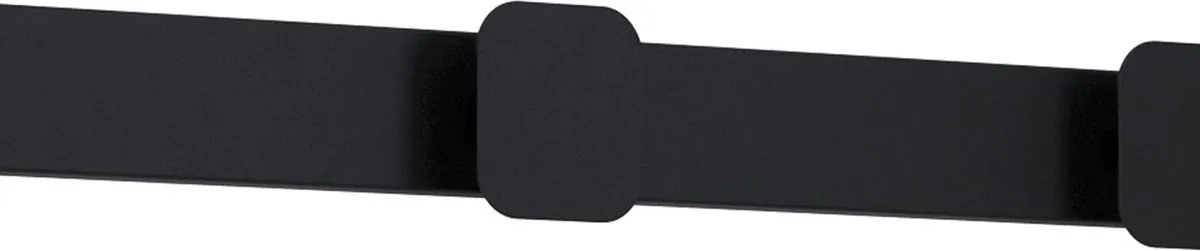 Eglo Cartignano Kapstok met LED 78cm - Zwart/Wit
