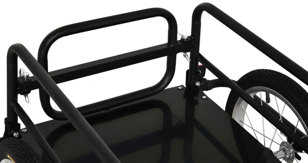 Homcom B4-0008 Faltbare Lastenanhanger - Zwart