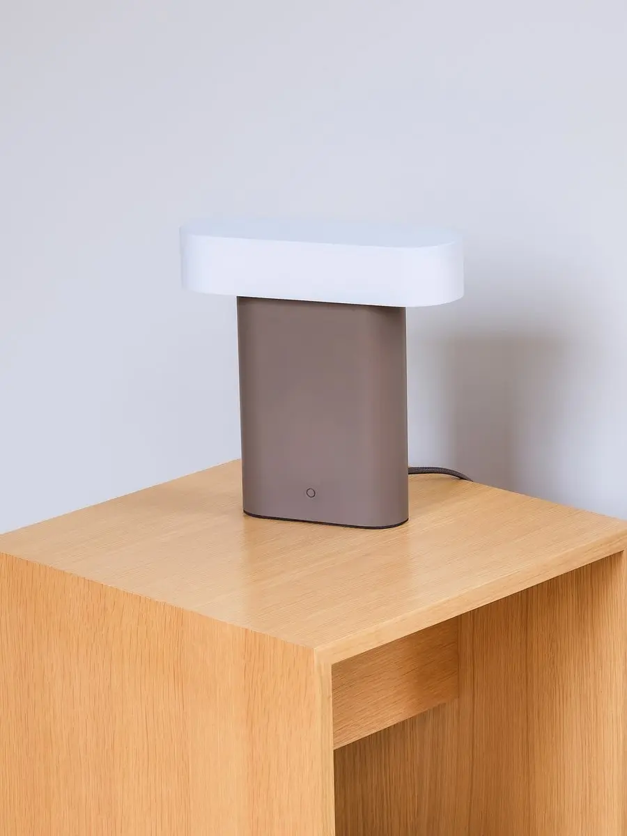 Hübsch Sleek Tafellamp - Bruin