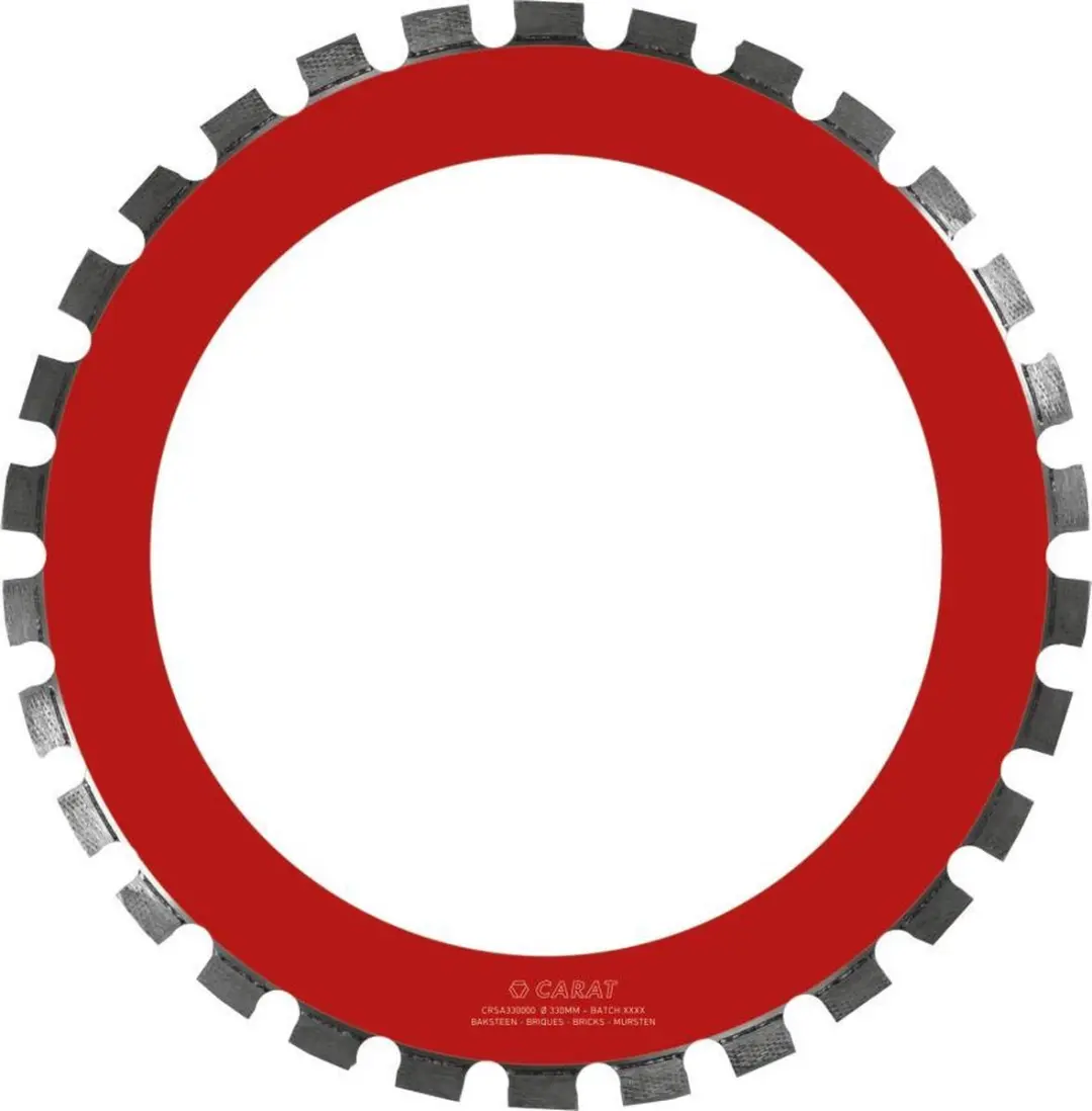 Carat Ringzaag Baksteen Ø330mm CRSA330000