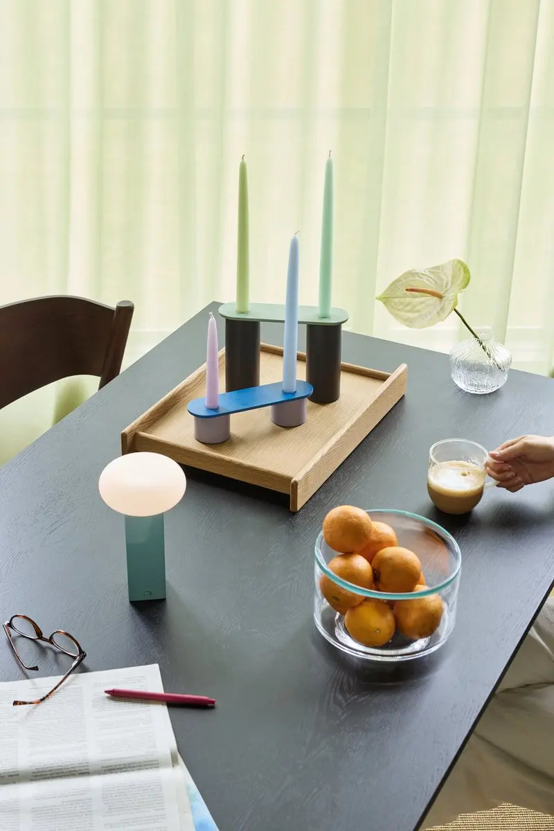 Hübsch Draagbare Lamp Blauw
