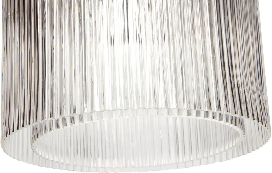 Hübsch Ripple Textured Hanglamp - 1 Lichtpunt - Duidelijk