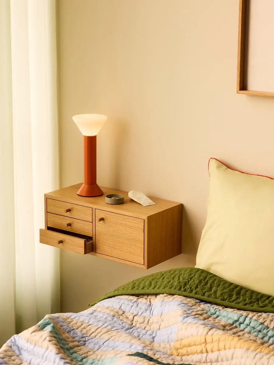 Hübsch Flash Draagbare Lamp - 14cm Metallic Oranje
