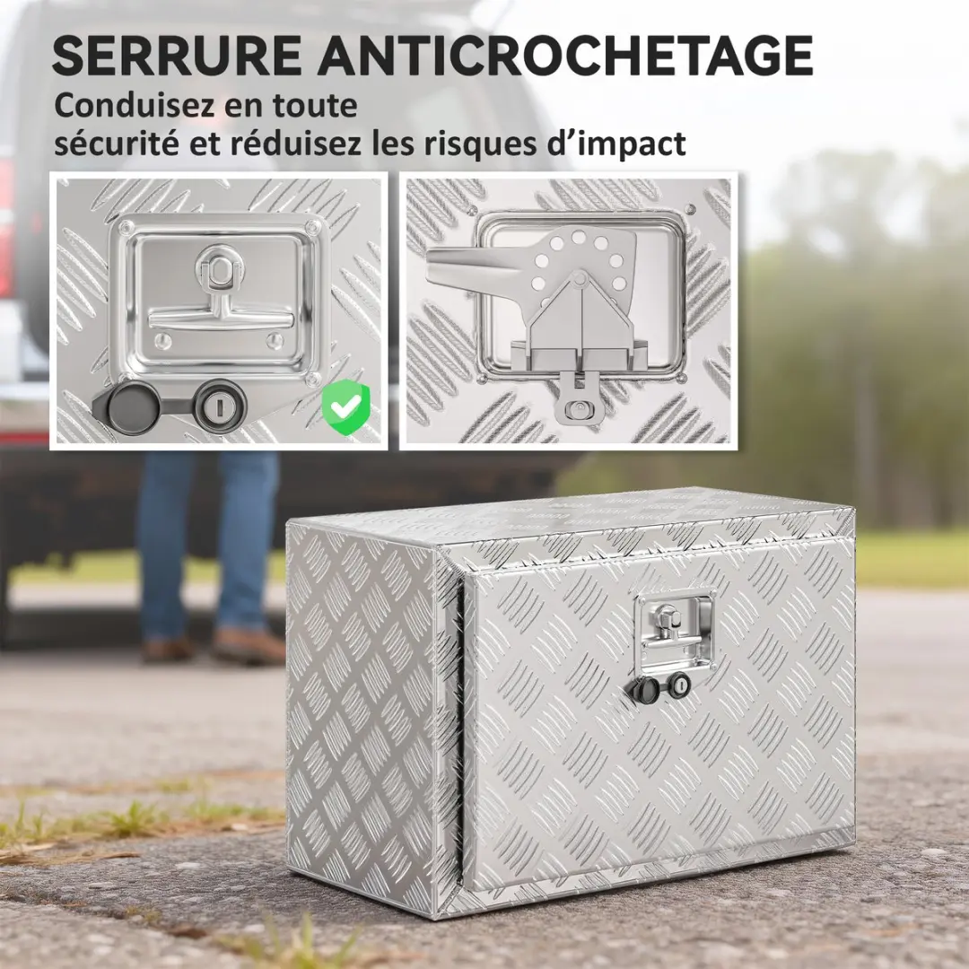 Homcom Opbergbox Vrachtwagen C01-013V00SR - 60,9x35,5x40,6cm - Zilver