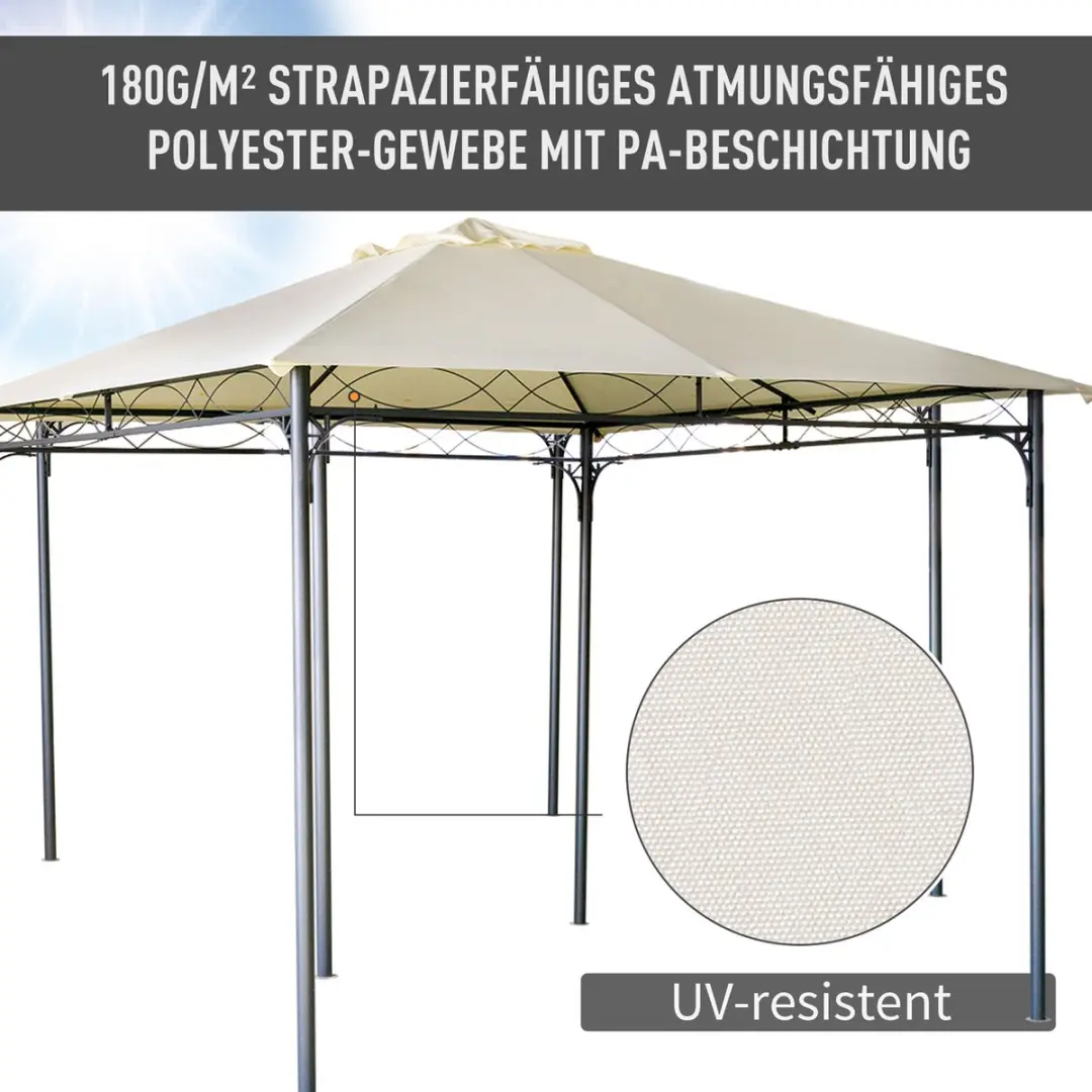 Outsunny Partytentdak 300cm - Beige
