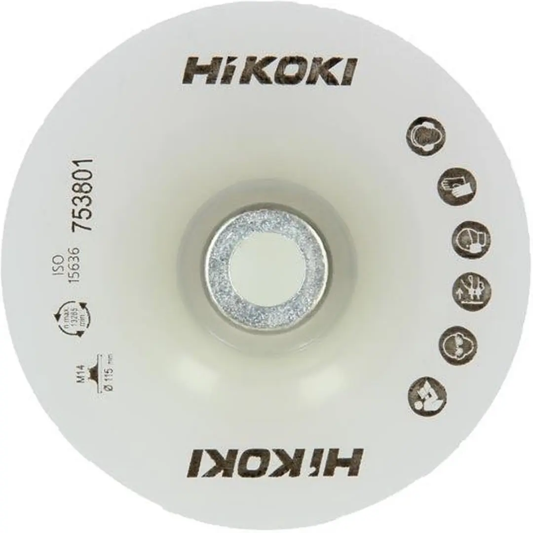 Hikoki 753802 Middelharde Steunschijf 125mm