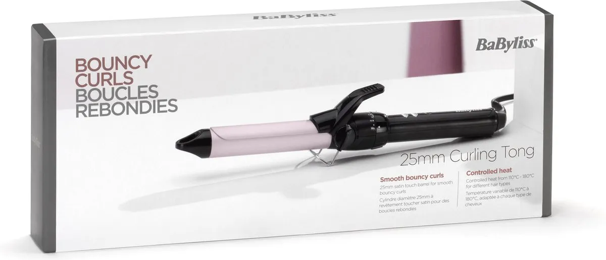 Babyliss 25mm Krultang C325E - 10 Temperaturen - Zwart - afbeelding 6 van 6