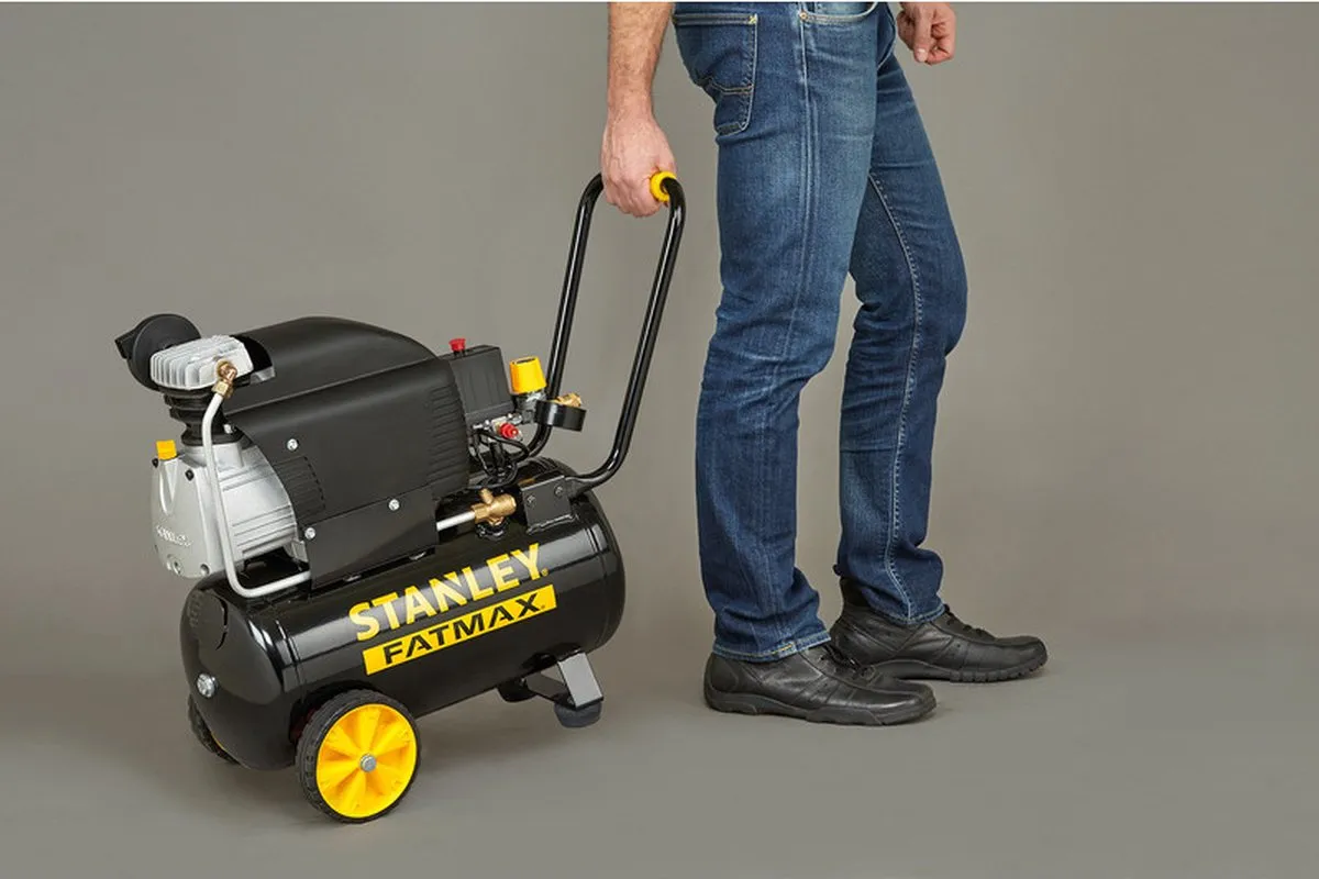 Stanley Compressor FMXCM0062E 24L - 10 Bar - 240L/min - Zwart