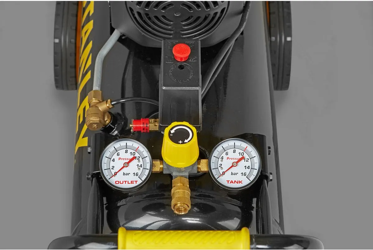 Stanley Compressor FMXCM0062E 24L - 10 Bar - 240L/min - Zwart