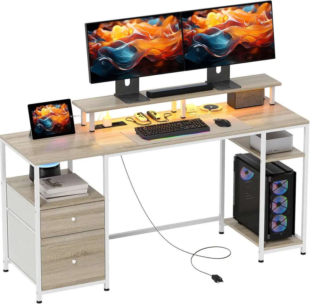 Homcom Computerbureau 155,5x48x88,5cm