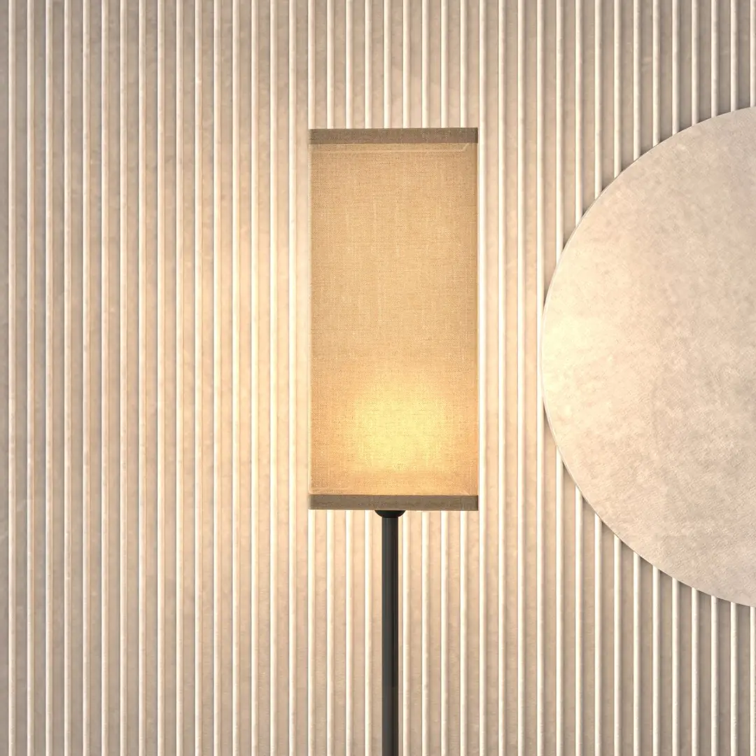 Homcom Staande Lamp Metallisch - Ø25 x 161,5cm - Zwart