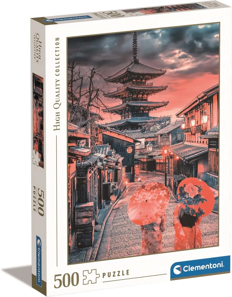 Clementoni Avond in Kyoto Puzzel 500 Stuks - Multikleur