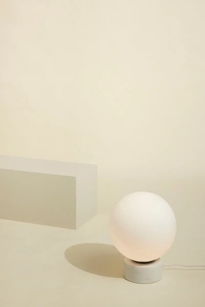 Hübsch Sphere Vloerlamp - Wit
