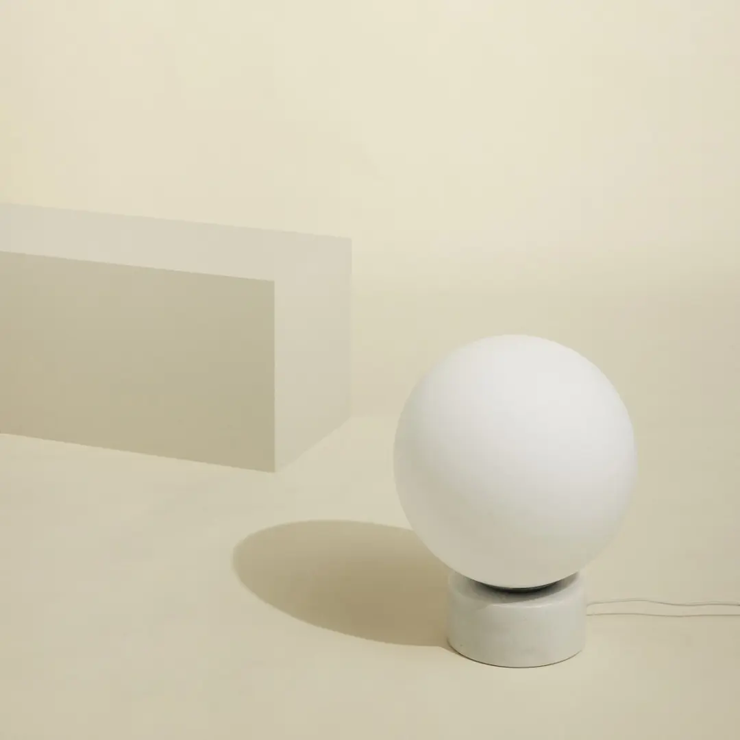 Hübsch Sphere Vloerlamp - Wit