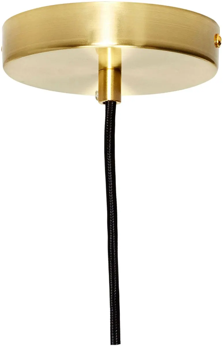 Hübsch Serene Brass Hanglamp - 1 Lichtpunt - Wit