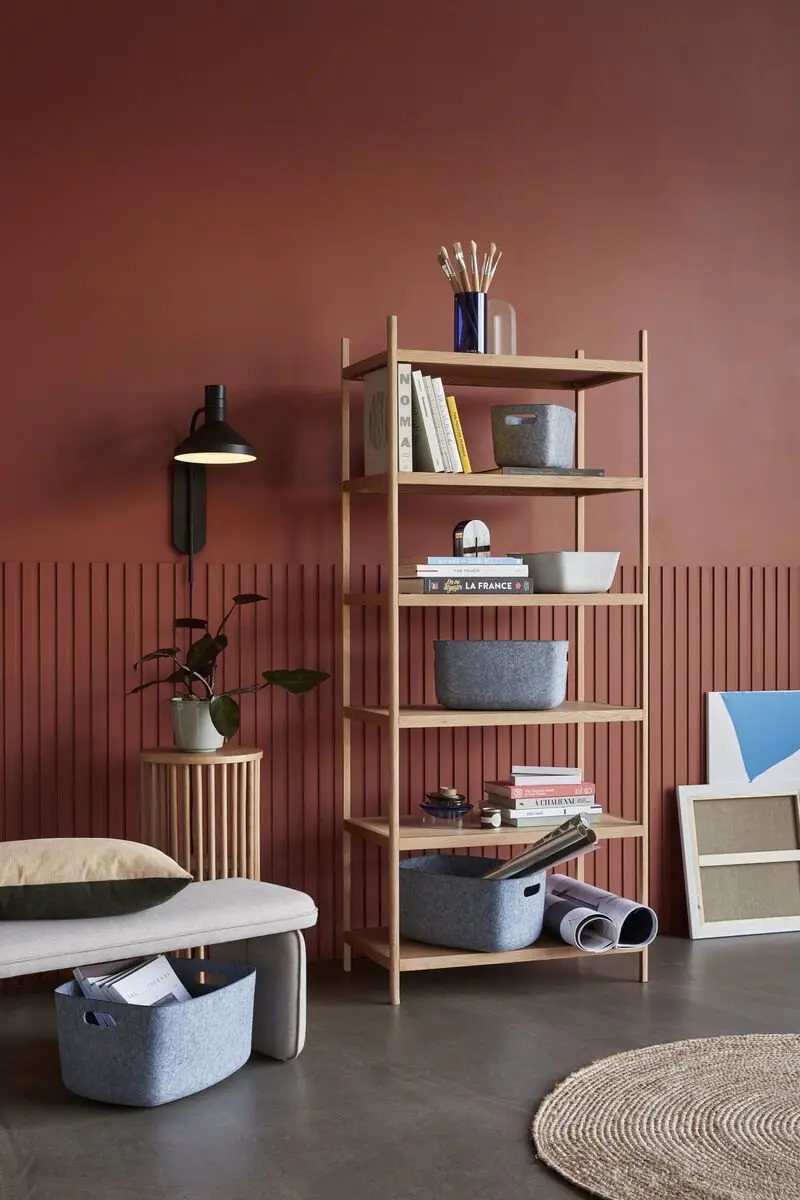 Hübsch Studio Wandlamp - 1 Lichtpunt - Zwart