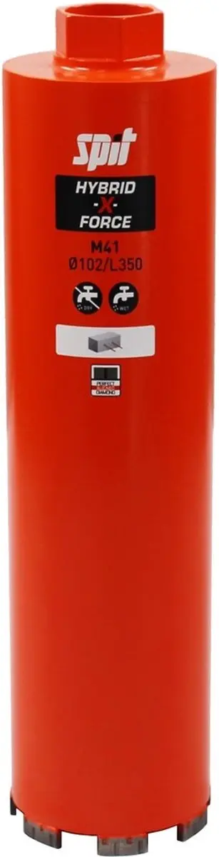 Spit Hybrid-x-force Diamantboor M41 D.82x350