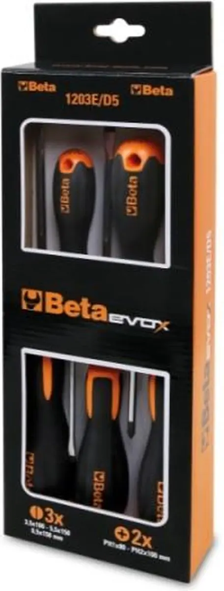 Beta 1203E/D5-SCHROEVENDRAAIERSET Evox - 5-delig