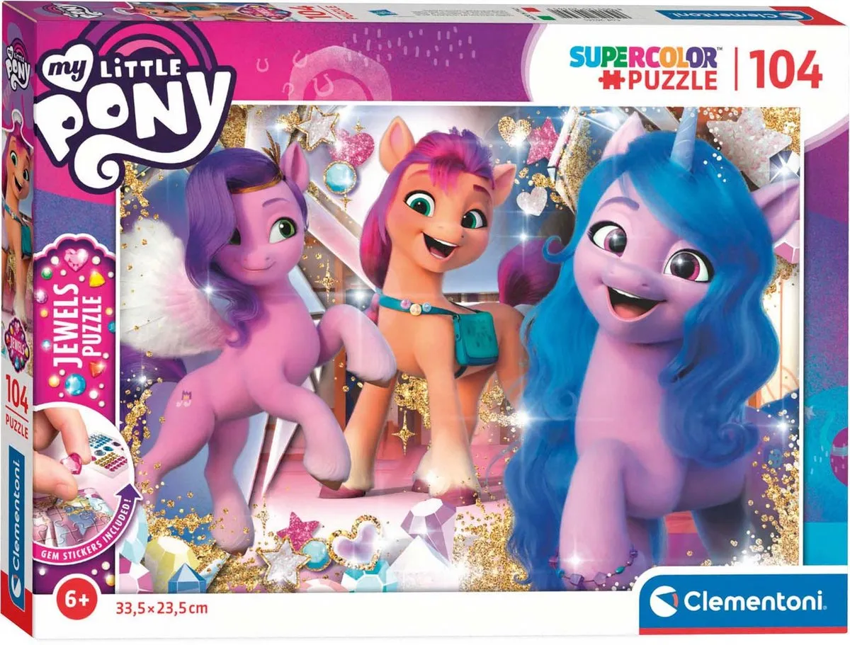 Clementoni Puzzel My Little Pony 104 Stuks