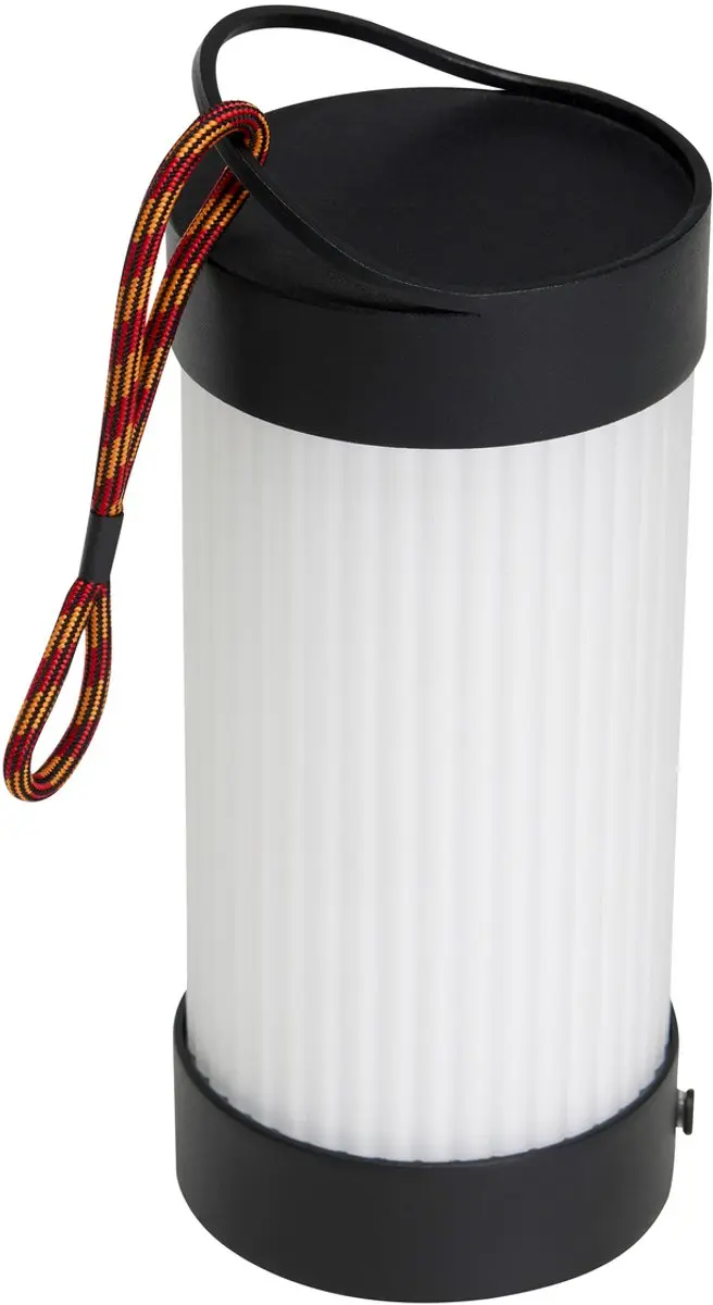 Hübsch Camp Draagbare Lamp - Zwart