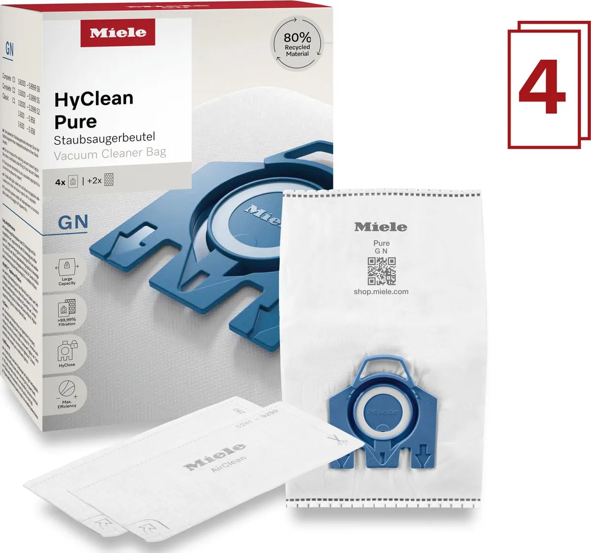 Miele HyClean Pure GN Stofzuigerzakken