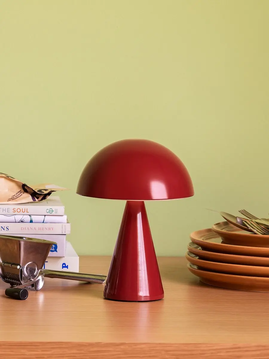 Hübsch Mush Draagbare Lamp - Rood
