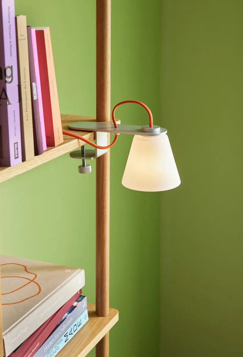 Hübsch Lure Wandlamp - Grijs Metallic