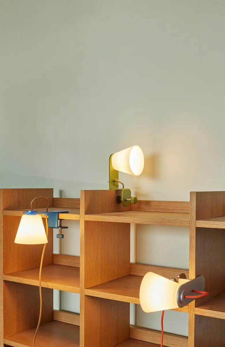 Hübsch Lure Wandlamp - Grijs Metallic