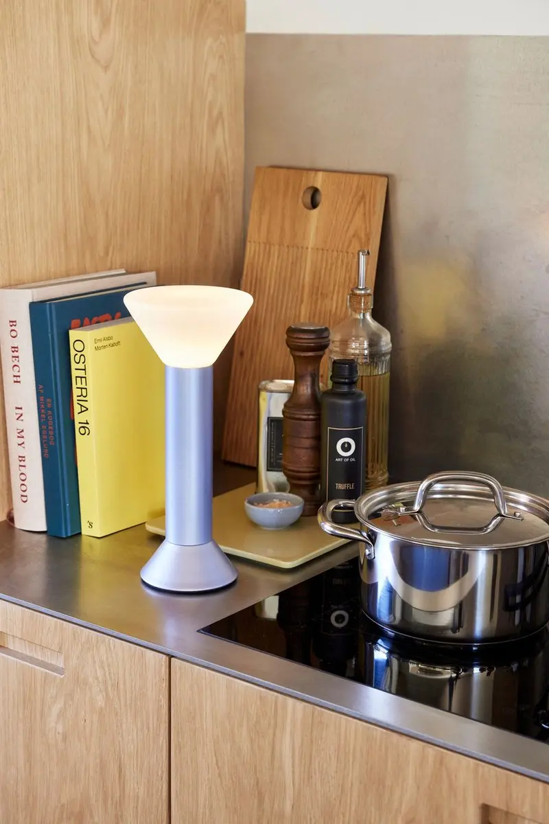Hübsch Flash Draagbare Lamp - Paars - Ø14cm