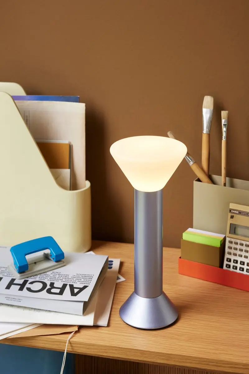 Hübsch Flash Draagbare Lamp - Paars - Ø14cm