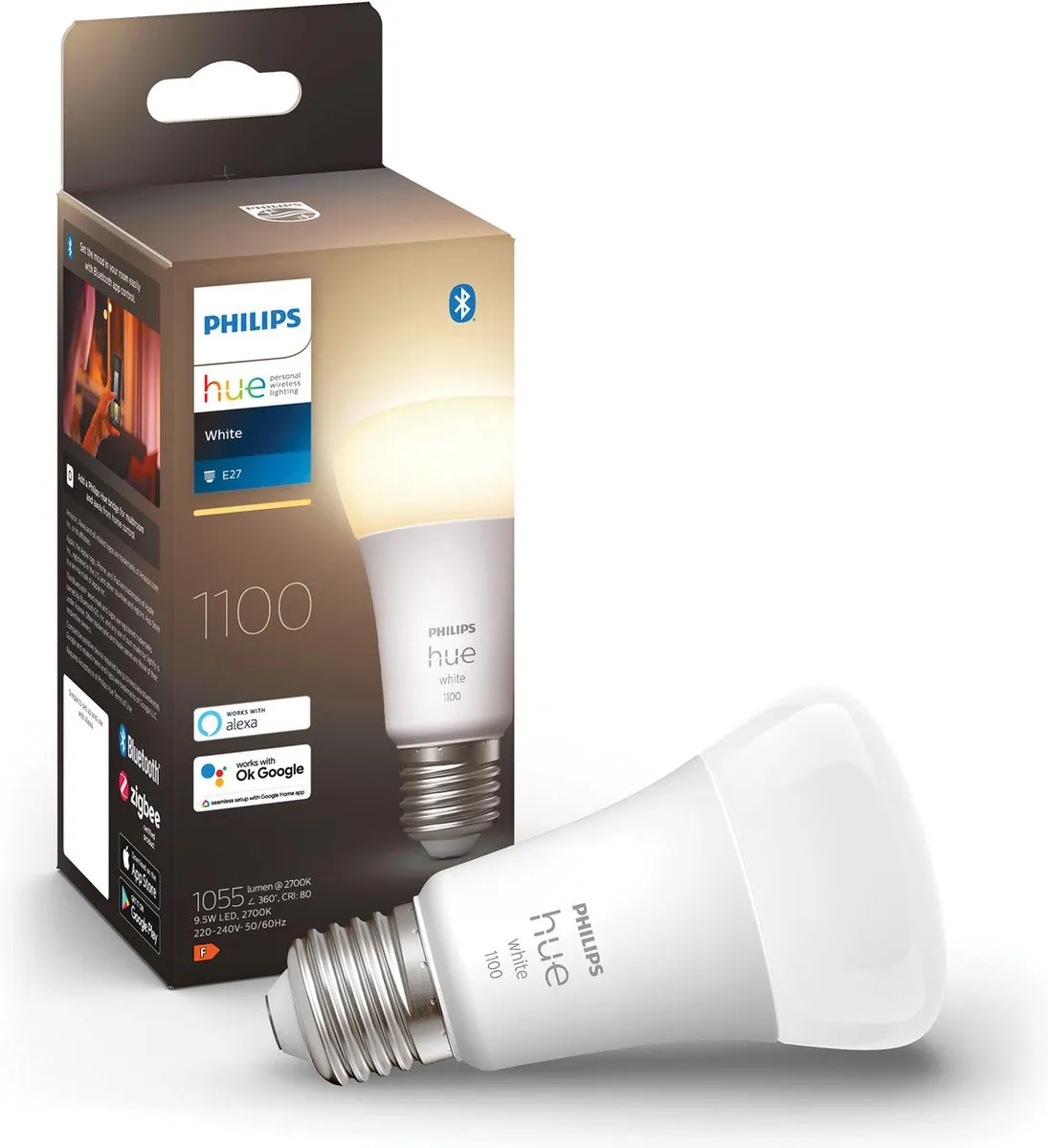 Philips Hue Standaardlamp E27 Wit Mat
