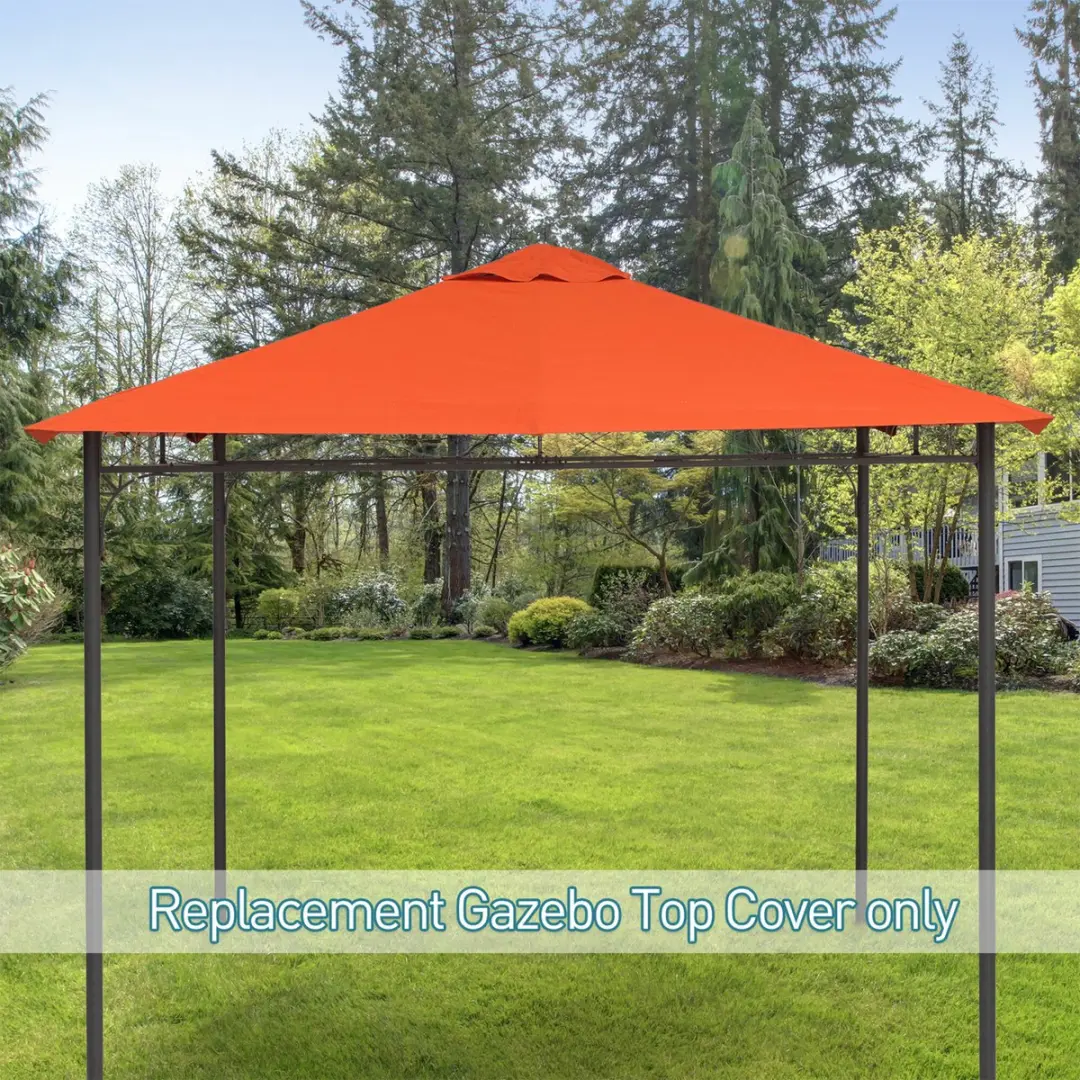 Outsunny Partytentdak 298x298cm - Polyester - Oranje - afbeelding 6 van 6