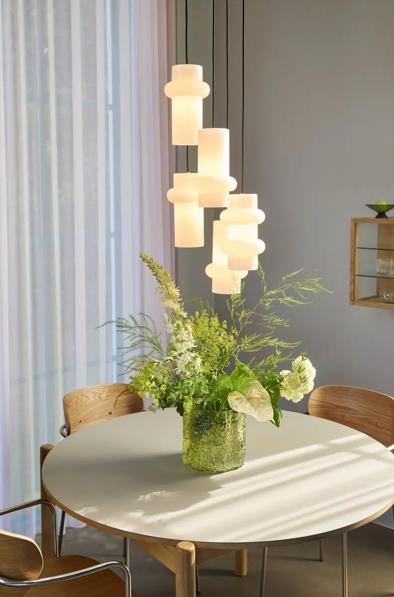 Hübsch Pilule Hanglamp - Glanzend Wit