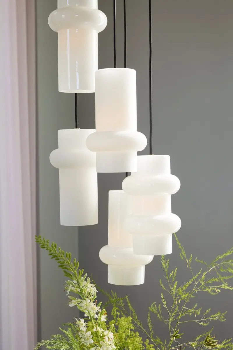 Hübsch Pilule Hanglamp - Glanzend Wit