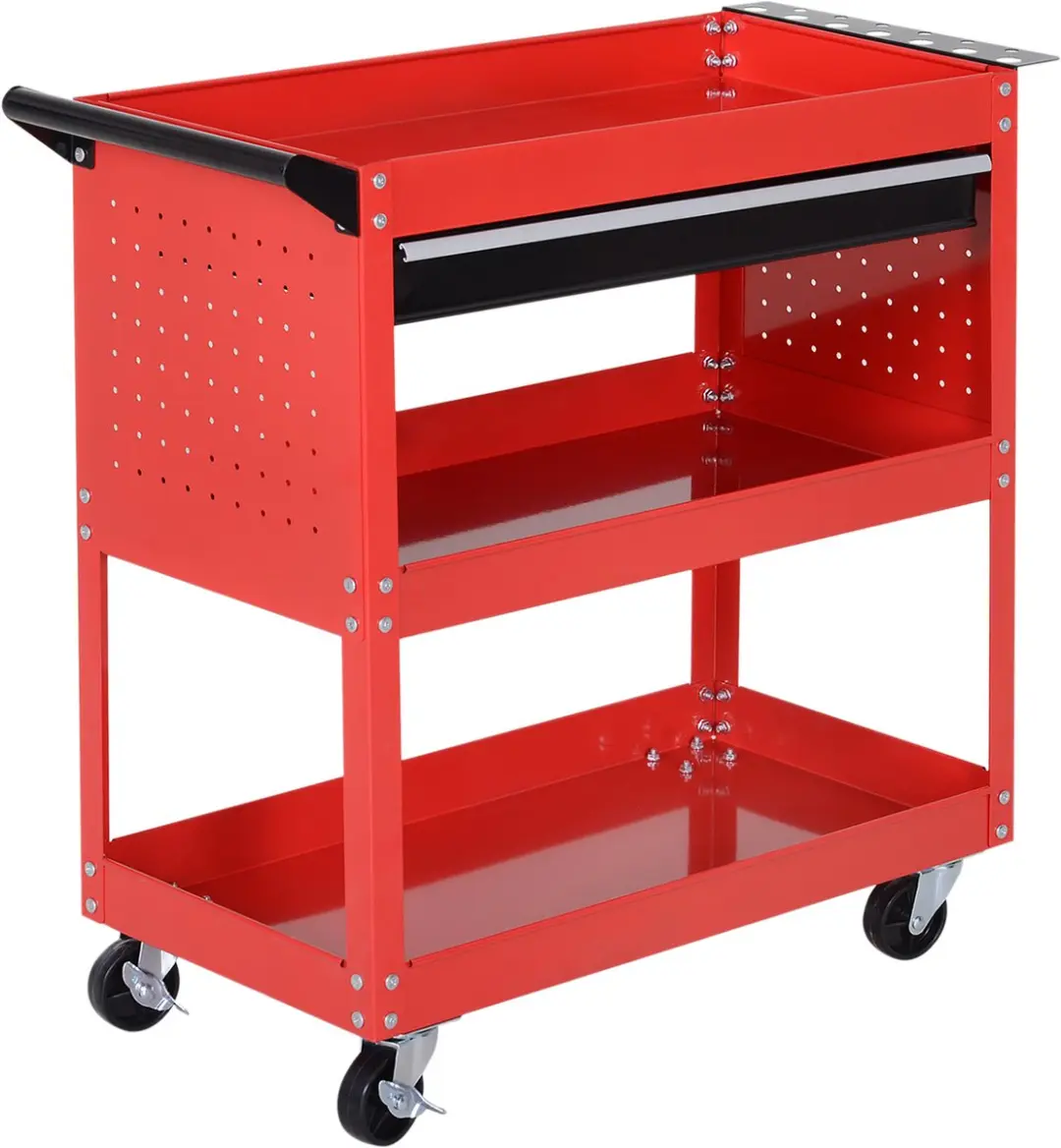 Homcom Werkplaats Rollwagen 82x35x76cm