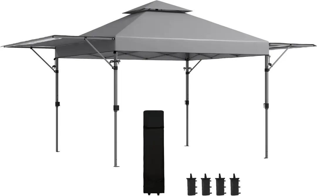 Outsunny Pop-up Luifel 500x300x290cm