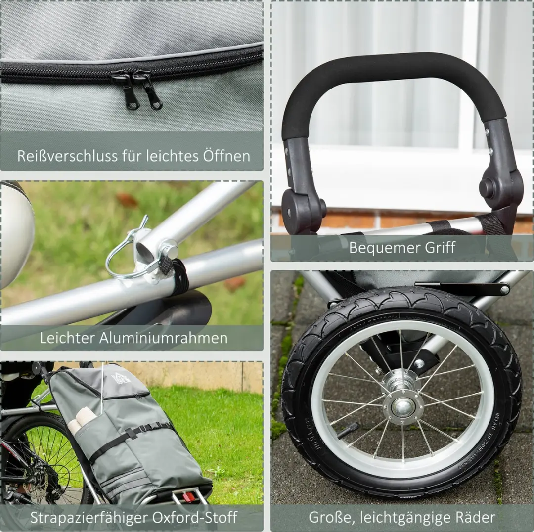 Homcom Lastenanhanger B71-056V01 - Grijs