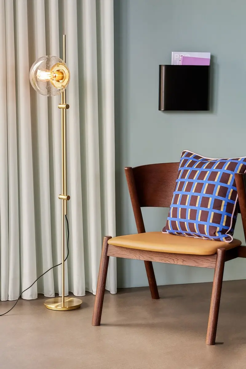 Hübsch Bubble Brass Vloerlamp - Messing