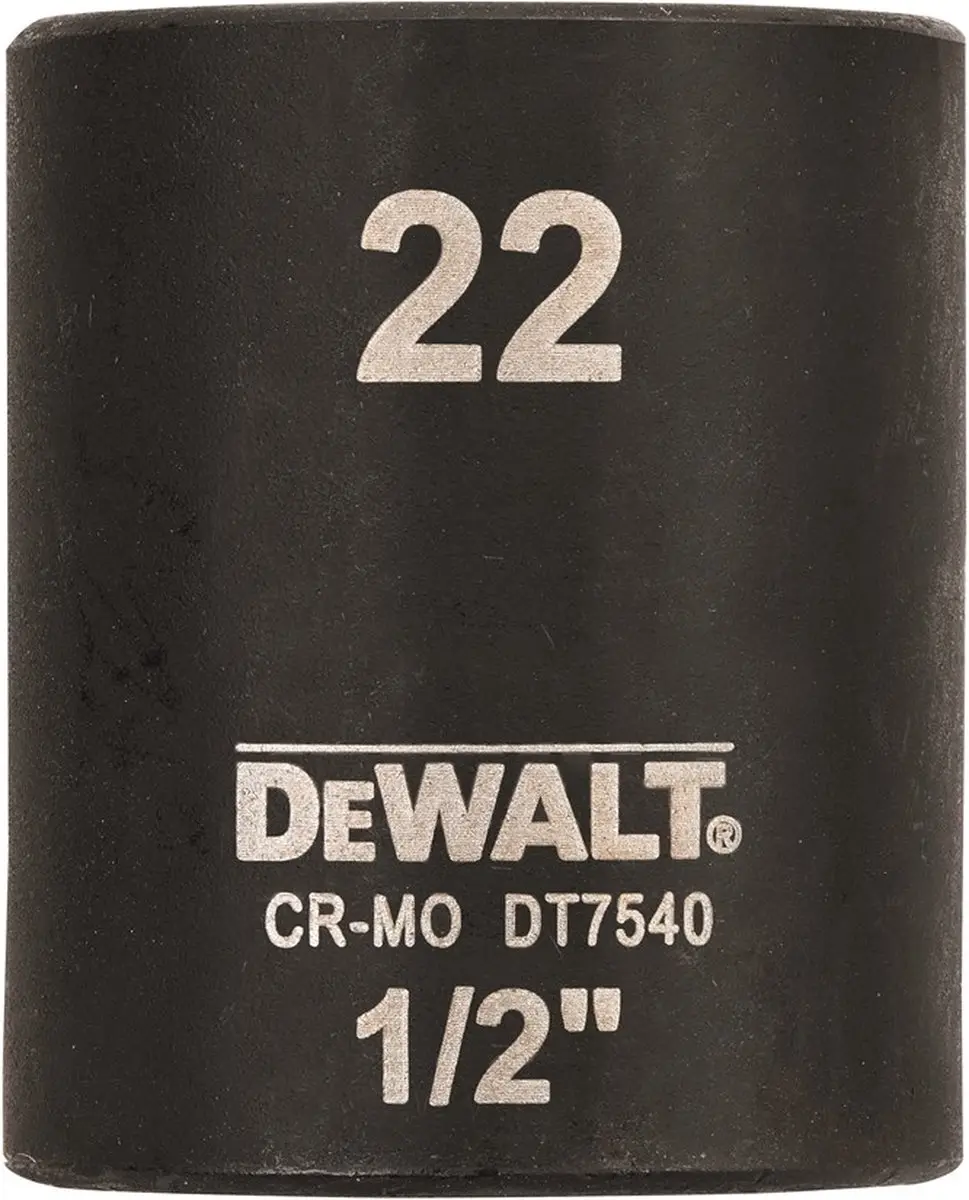 DeWalt DT7540 Krachtdop 1/2" 22mm