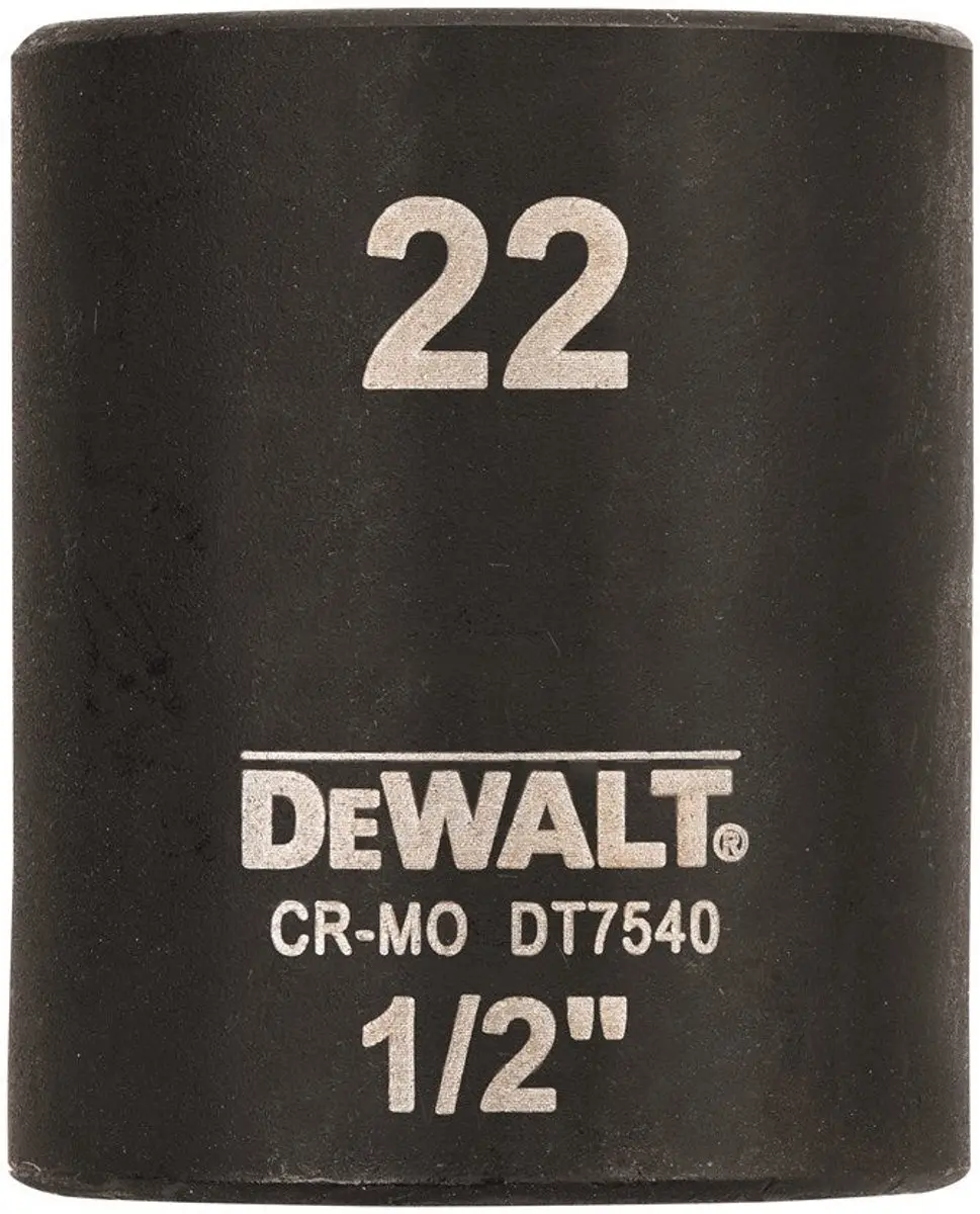 DeWalt DT7540 Krachtdop 1/2" 22mm