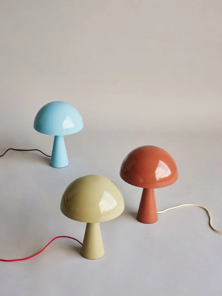 Hübsch Mush Tafellamp - 2 Lichtpunten - Ø25cm - Rood