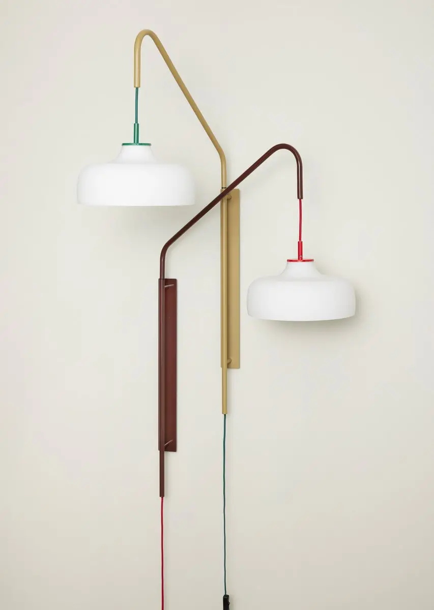Hübsch Current Wandlamp Groen