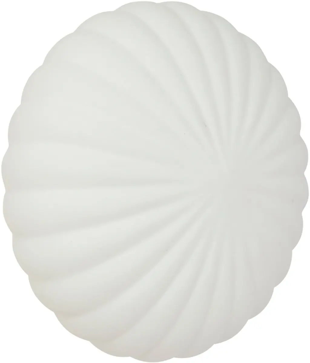 Hübsch Wandlamp Metaal/Glas - Messing/Opal Ø25cm