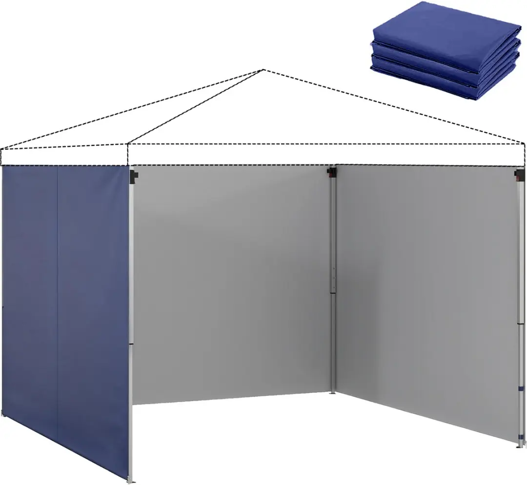 Outsunny Overkapping zijwanden Oxford 300x200cm