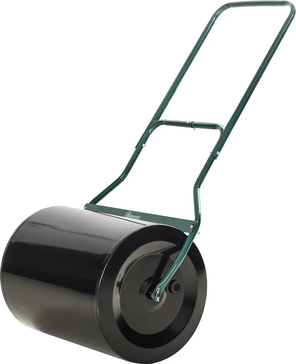 Outsunny Gazonwals met U-Handgreep - 60L
