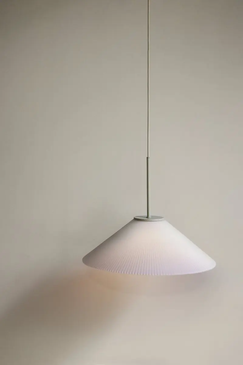 Hübsch Solid Sand Hanglamp - 1 Lichtpunt - Wit - afbeelding 6 van 6