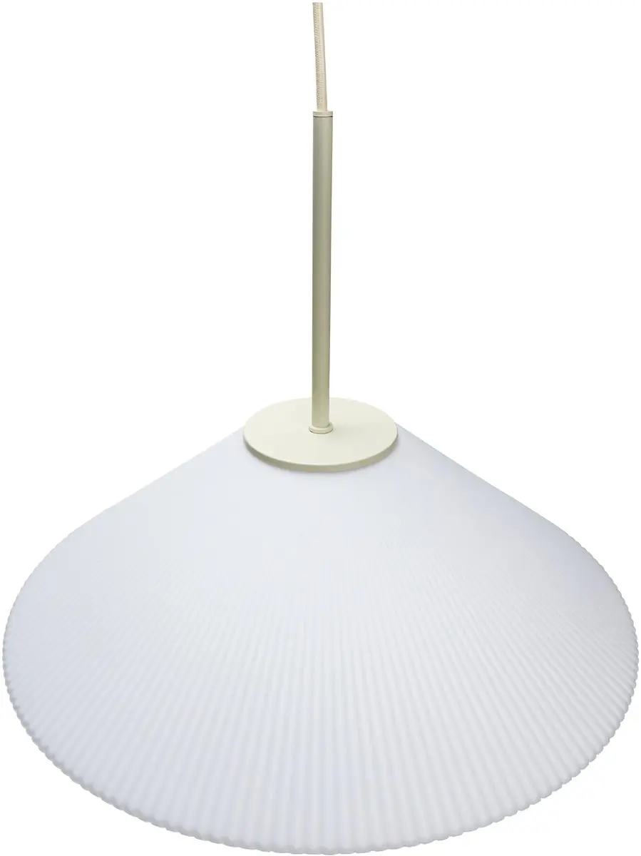 Hübsch Solid Sand Hanglamp - 1 Lichtpunt - Wit