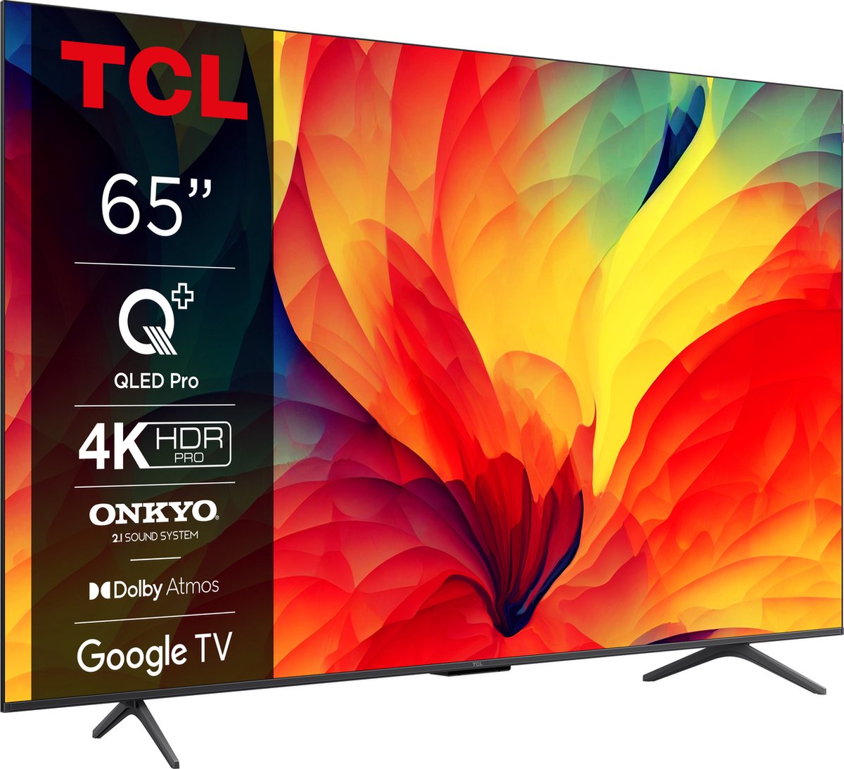 TCL QLED780 65QLED780 tv 165,1 cm (65") 4K Ultra HD Smart TV Zwart 450 cd/m²