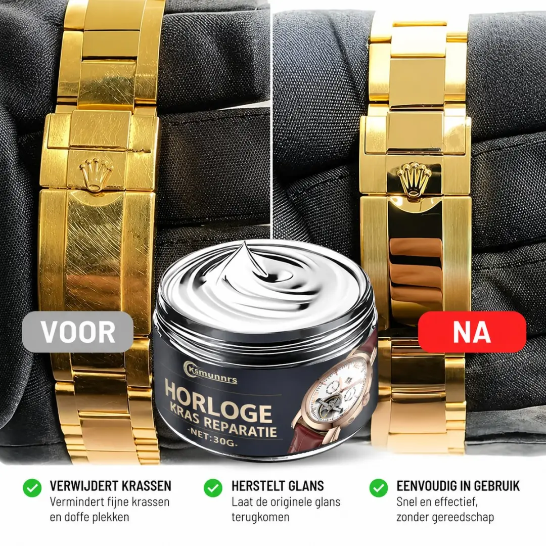 RedParrot Horloge Polijstpasta 30g - Zilver