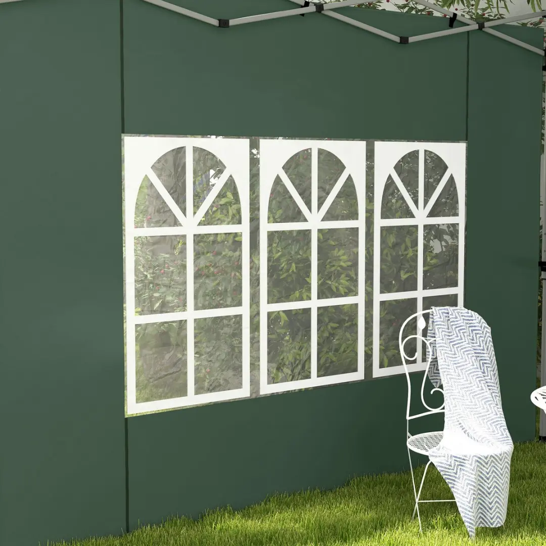 Outsunny Zijwanden Partytent Oxford 295x195cm - Groen